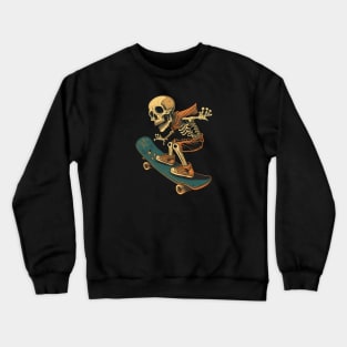 Skating skull Crewneck Sweatshirt